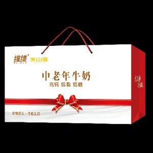 維維天山雪中老年牛奶禮品袋