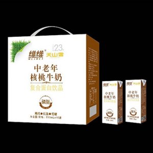 維維天山雪中老年核桃牛奶250mlx10盒