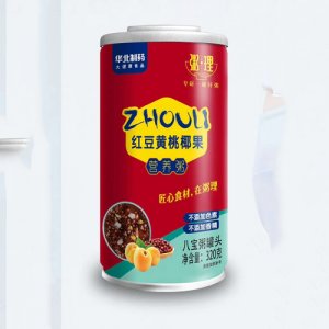 粥理紅豆黃桃椰果營養粥八寶粥罐頭320g