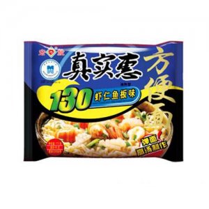 宏發(fā)真實惠方便面蝦仁魚板130g