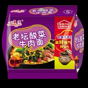 康仔老壇酸菜牛肉面五連包