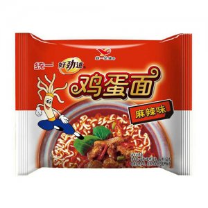 統一好勁道雞蛋面麻辣味70g