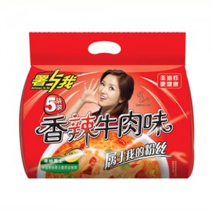 薯與我香辣牛肉味方便粉絲5袋裝