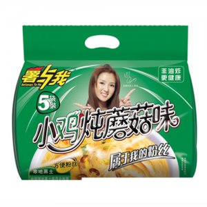 薯與我小雞燉蘑菇味方便粉絲5袋裝