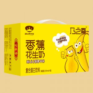 乃之尊香蕉花生奶250mlX24