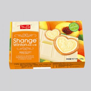 豐業黃桃味巧克力餅干