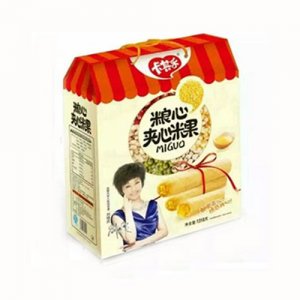 卡其樂屋頂盒夾心米果