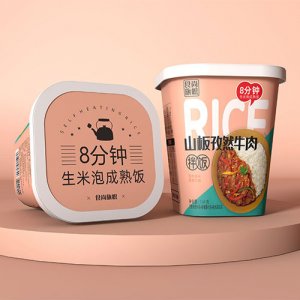 食尚旗幟山板孜然牛肉拌飯158g