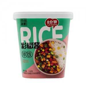 食尚旗幟彩椒醬拌飯158g