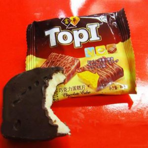 富華巧克力蛋糕片稱重