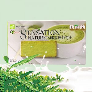 味寶抹茶餅薄餅51g