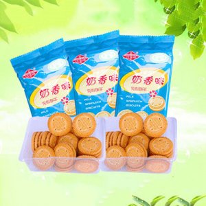 江順奶香味夾心餅干80g