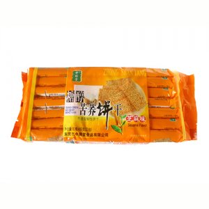 中膳堂糖醇苦蕎餅干芝麻味