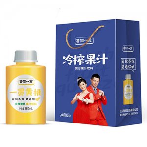 魯佰一貫黃桃復(fù)合果汁飲料380ml