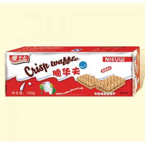 曼士卡100g牛奶味華夫