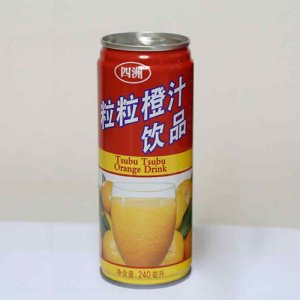 四洲粒粒橙果汁飲料240ml