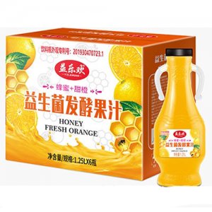 益樂歡益生菌發酵蜂蜜+甜橙汁1.25Lx6