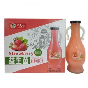 甲天歡益生菌草莓果汁1.25Lx6