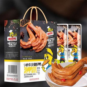 啃佬鴨泡鴨爪禮盒裝600g