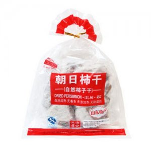 朝日白霜柿子餅