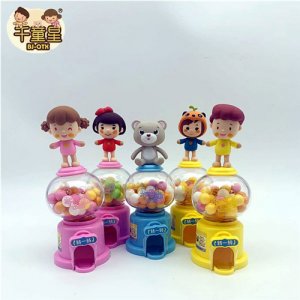 千童星公仔玩具硬糖糖果瓶裝