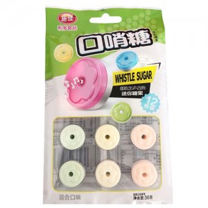 施佳口哨糖混合果味36g