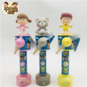 千童星發光風扇糖果玩具瓶裝