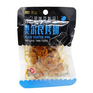 恒義奧爾良烤翅散裝稱重香辣味藍(lán)袋裝