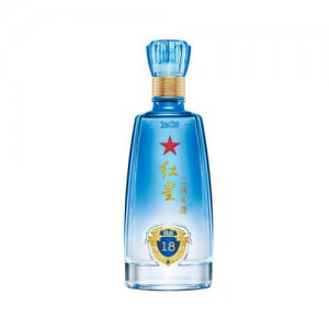 北京紅星二鍋頭53度藍(lán)盒18清香型500ml