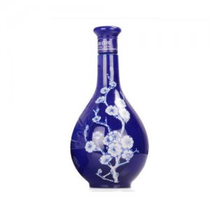 北京紅星二鍋頭46度藍(lán)花瓷500ml清香型白酒