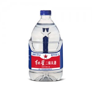 北京紅星二鍋頭52度5L大容量桶裝白酒