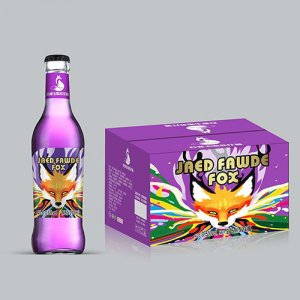 百變玉狐蘇打酒3.5度275ml×24瓶紫色箱裝