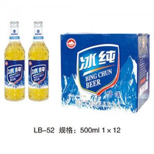 嶗貝冰純啤酒500ml