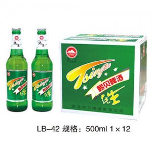 嶗貝純生啤酒500ml