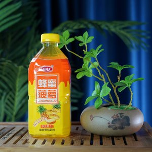 中仸蜂蜜菠蘿果味飲料1L