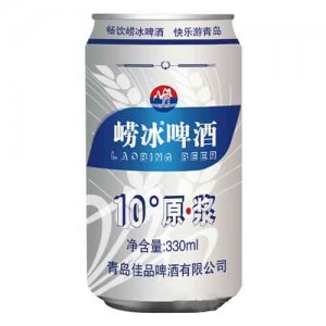 嶗冰啤酒10度原漿330ml