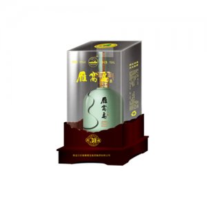 雁窩島750ml青瓷瓶白酒