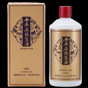 52度谷養康糧食酒優級金500ml白酒