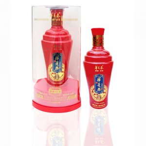 華夏春白酒盛世紅運瓶