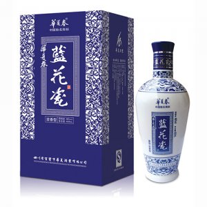 華夏春藍(lán)花瓷酒