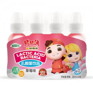 豬豬俠乳酸菌飲品草莓味200mlx4瓶