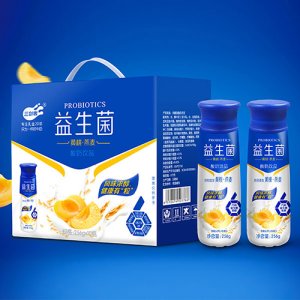 三劍客益生菌黃桃燕麥酸奶飲品256gx10瓶