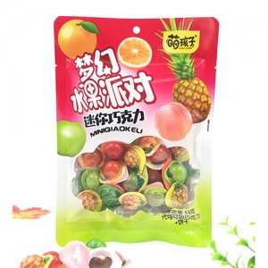 萌孩子夢(mèng)幻水果派對(duì)迷你巧克力55g