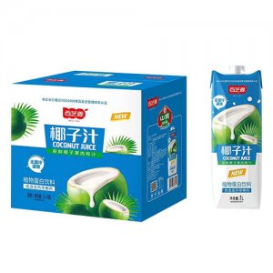 百芝源山果印象椰子汁植物蛋白飲料鉆石包1L