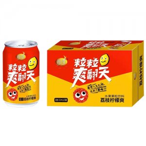 維維粒粒爽翻天荔枝檸檬爽水果果粒飲料310mlx20罐
