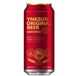 迎客松原漿啤酒11度500ml