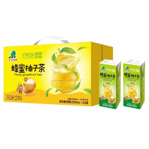 北大荒蜂蜜柚子茶飲料簡箱