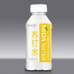 好開蕊蘇打水檸檬味380ml