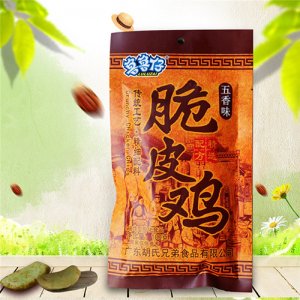 魯魯仔脆皮雞香脆豆豆膨化食品袋裝