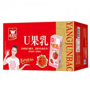 養君寶U果乳飲料草莓味
